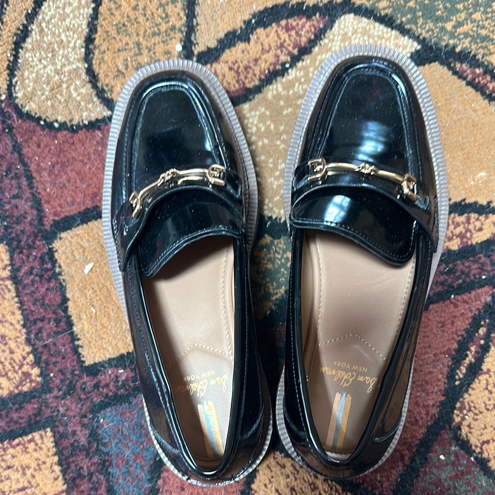 Black Patent Leather Loafers
